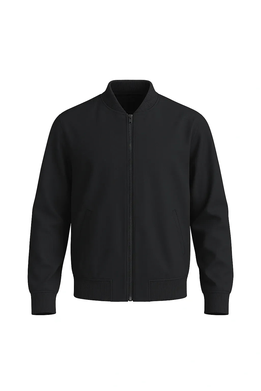 Black jacket on a white background