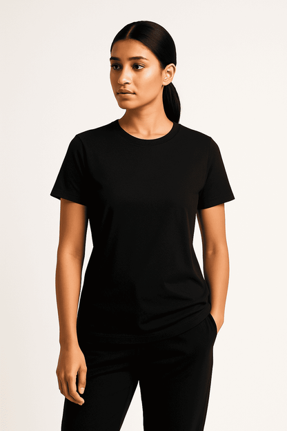 Women Round Neck Tee