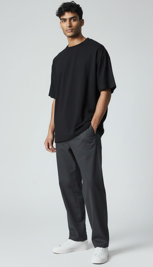 Oversized Round Neck Tee